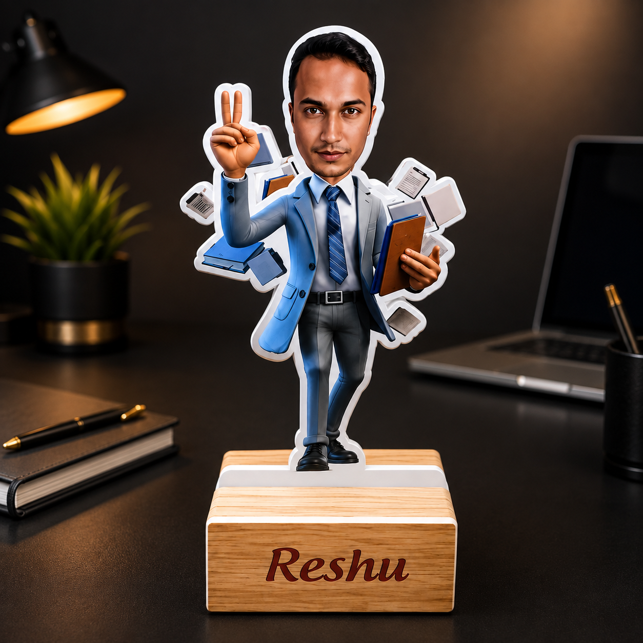 PC5 Cool Boss Personalized Caricature